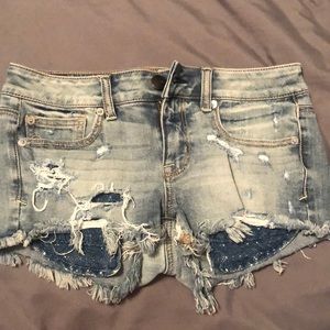 American eagle jean shorts